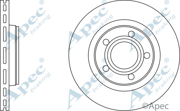 APEC BRAKING Jarrulevy DSK776